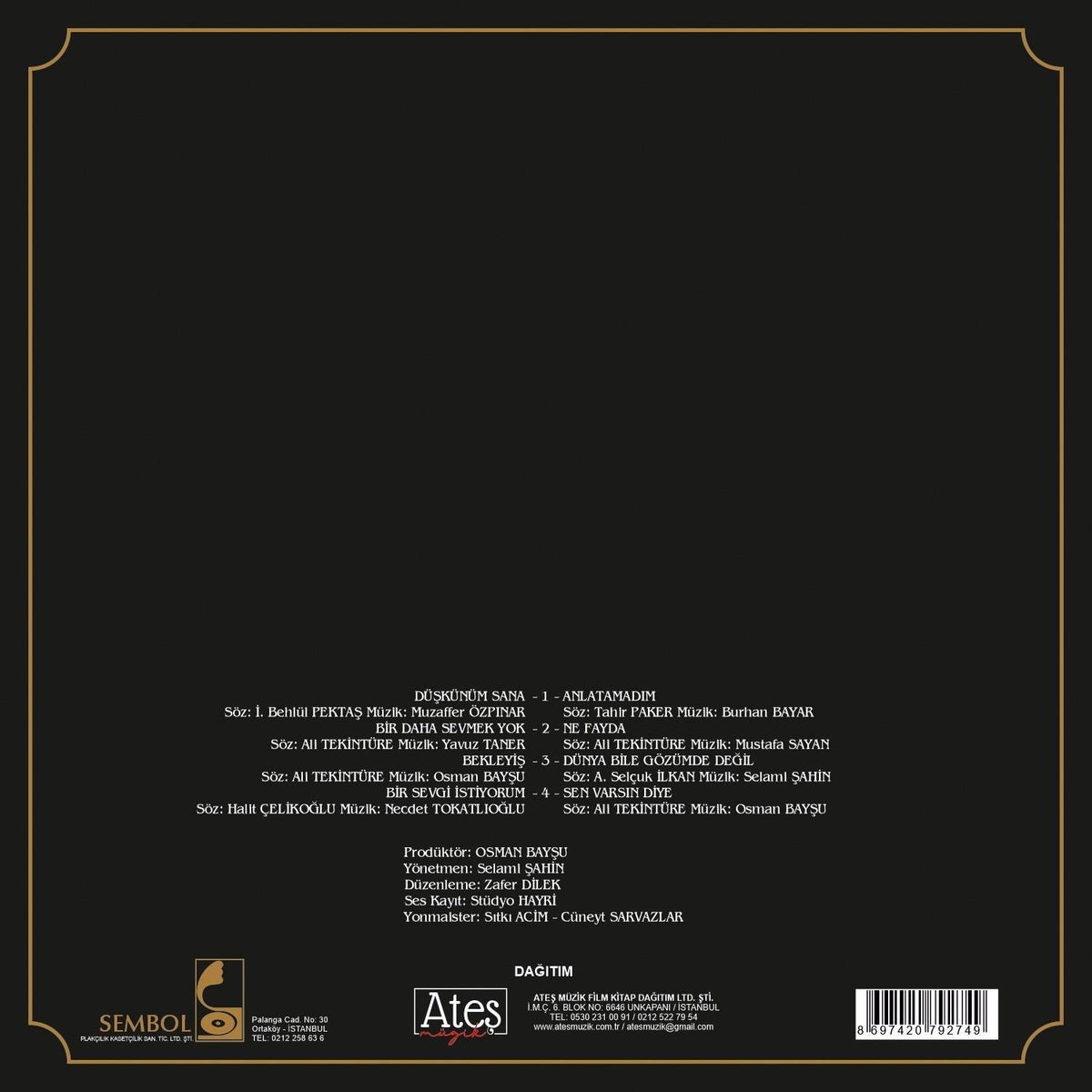 Bülent Ersoy - Düşkünüm Sana (Schallplatte, Vinyl, Plak)