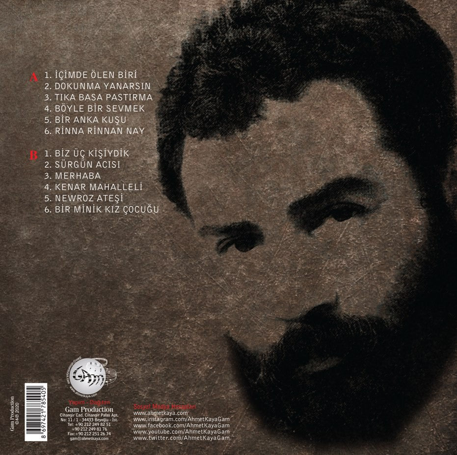 Ahmet Kaya-Dokunma Yanarsin (Schallplatte, Vinyl, Plak)