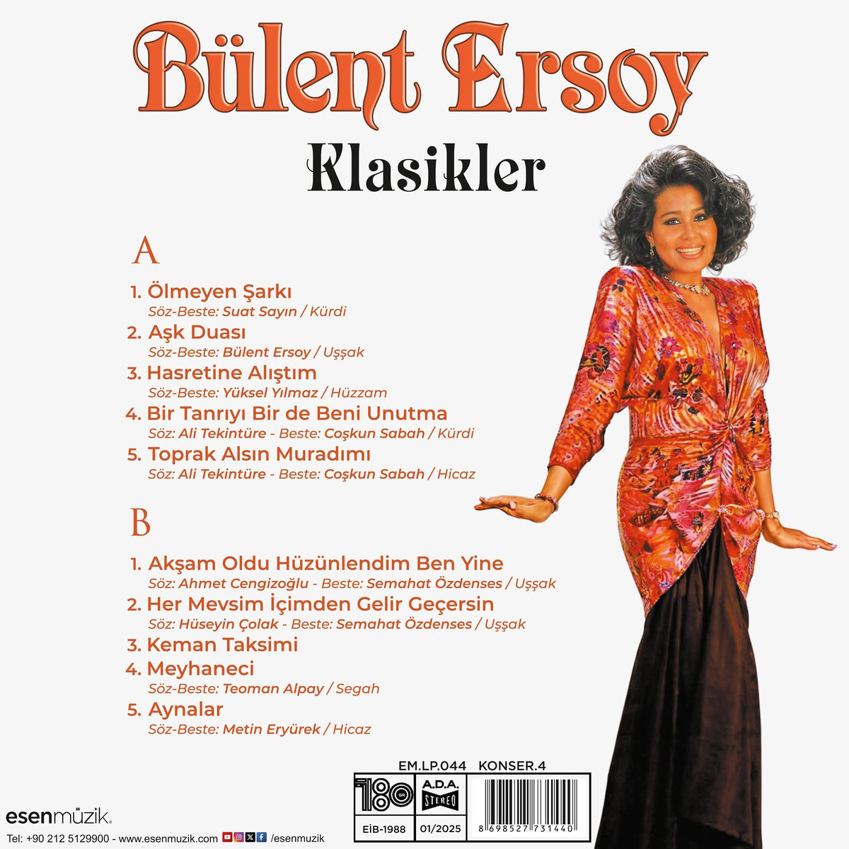 Bülent Ersoy - Klasikler (Schallplatte, Vinyl, Plak)