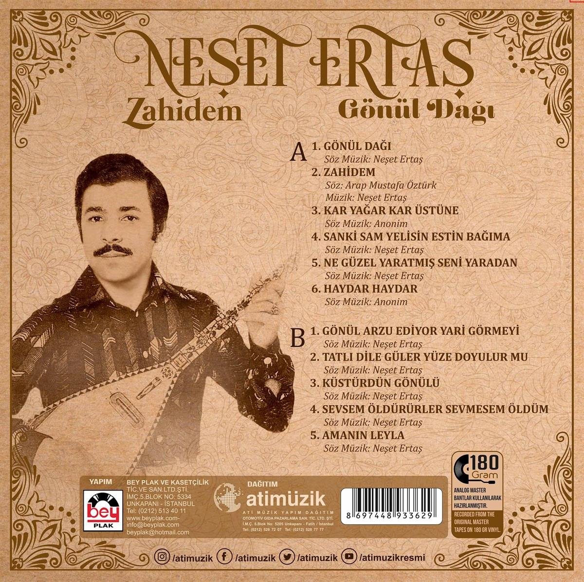 Neşet Ertaş - Zahidem / Gönül Dağı (Plak)