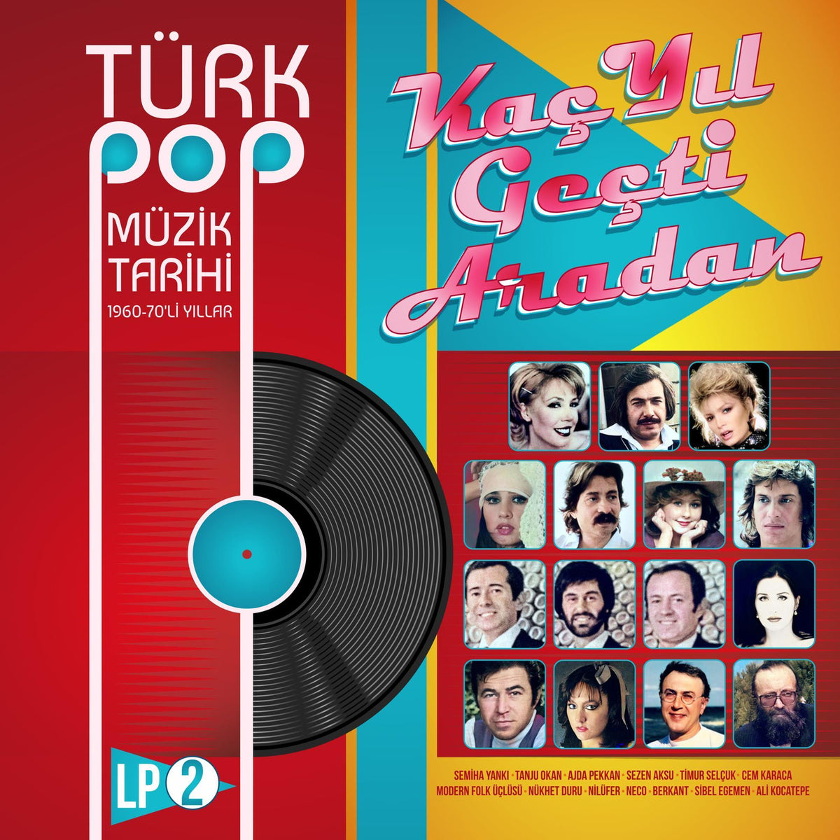 Türk Pop Müzik Tarihi 1960-70'lı Yıllar Vol.2 (Schallplatte, Vinyl, Plak)
