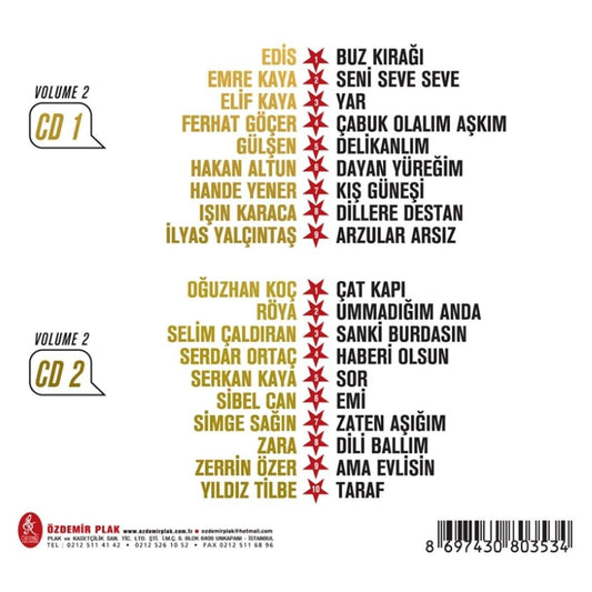 Yıldız Tilbe - Yıldız'ın Şarkıları Vol.2 -2 CD (CD)